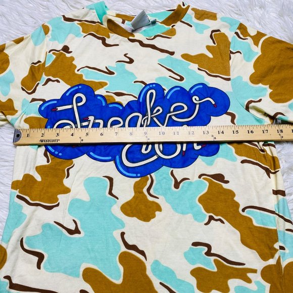 Sneaker Con Official Merch Mens Camo Graphic Logo Short Sleeve TShirt Size Small - Picture 4 of 10